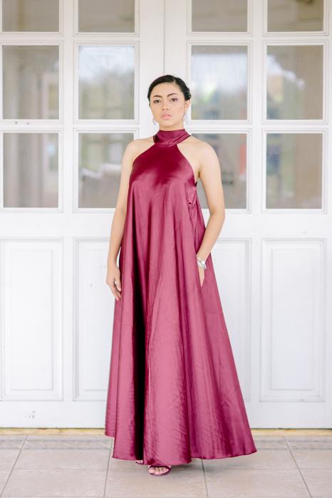 sd-213341 lucy dress wine red